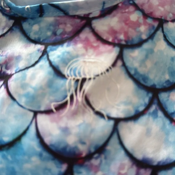 Colorful Mermaid Dress for Kids - Picture 3 of 8